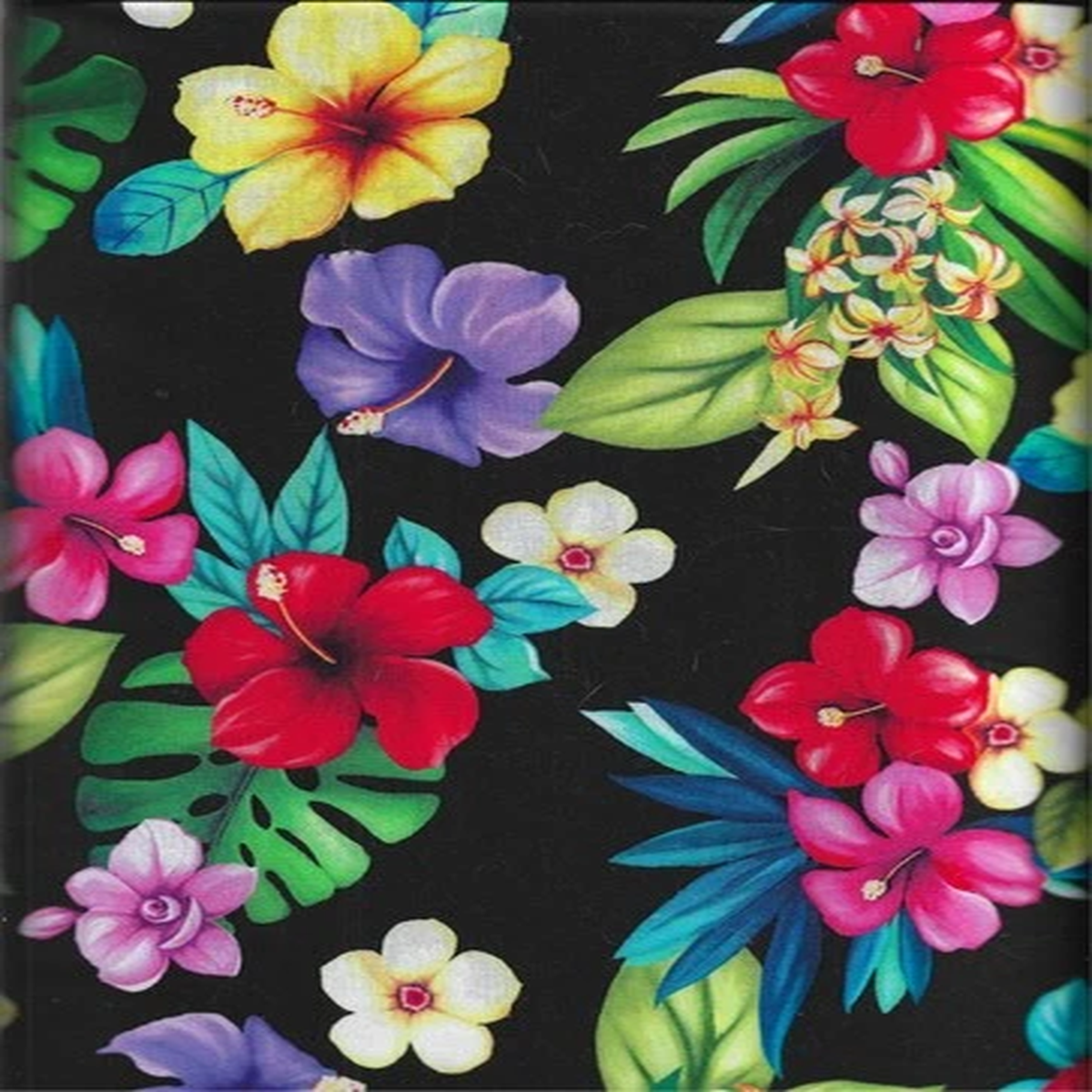 100% cotton floral fabric "Aloha" by Michael Miller Fabrics