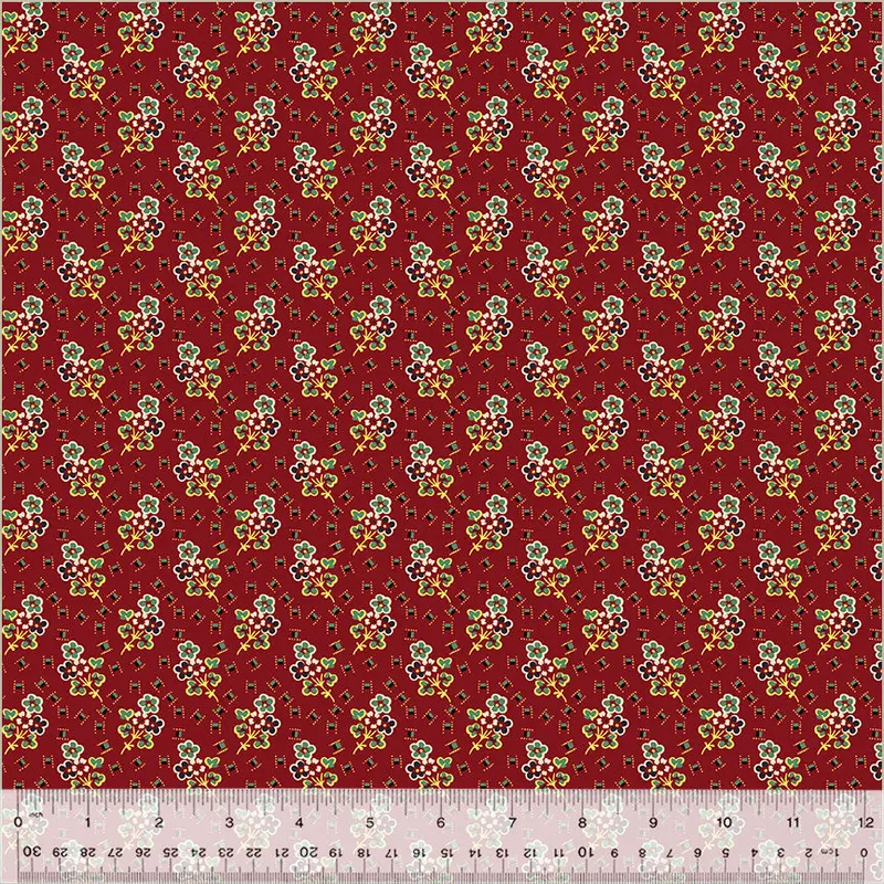 Circa: Turkey Red Whistler Studios 54732-1 Turkey Red Picnic Cotton