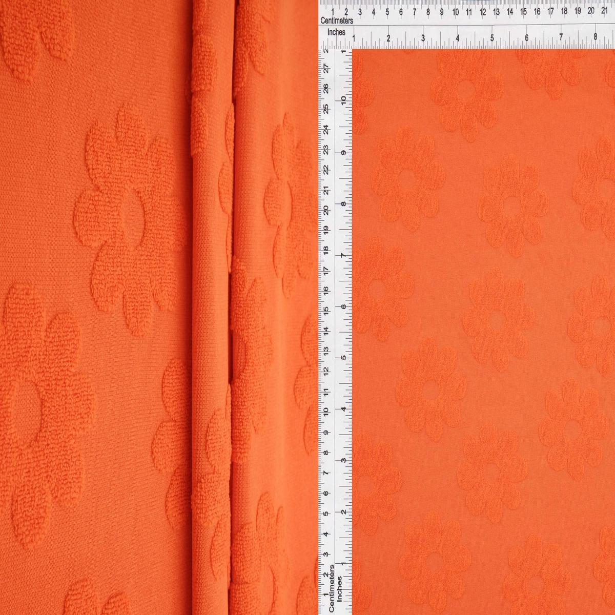 Daisy Floral Jacquard Knit Fabric - JACQ-4480