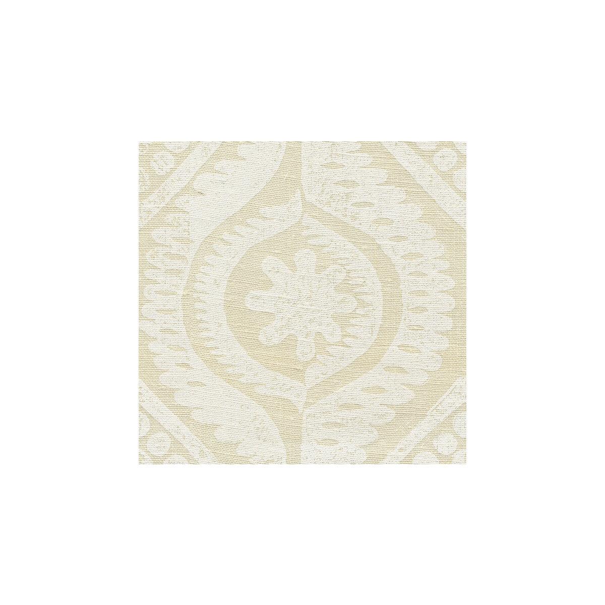 Damask White Fabric