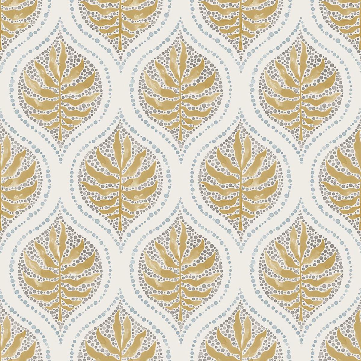 Modern Botanical -Golden Haze RM Coco Fabric