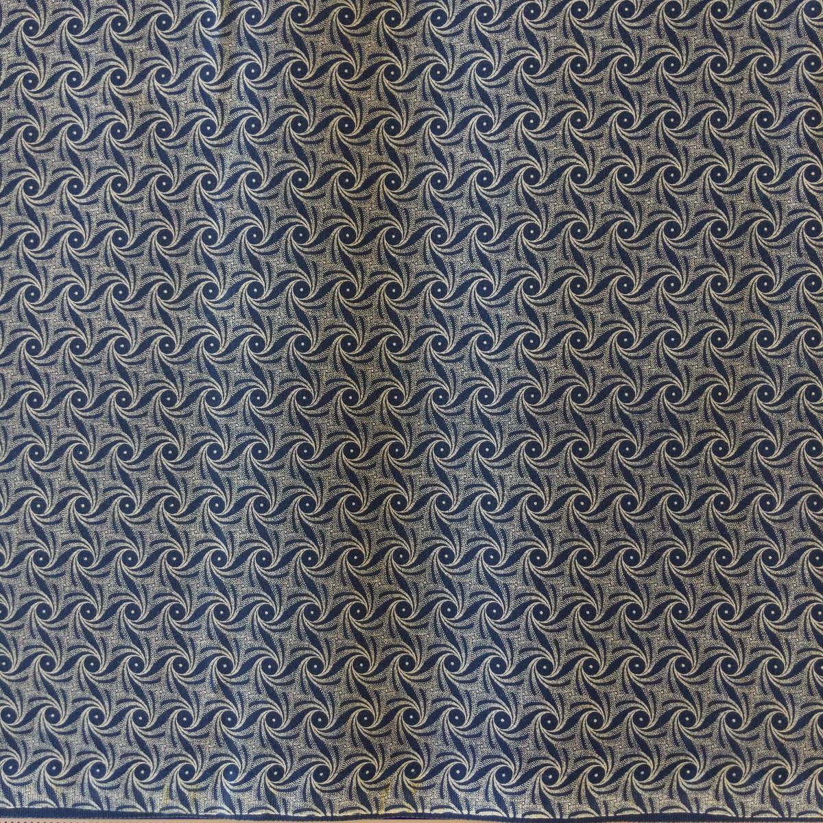 Three Cats Original Shweshwe 36" Wide - Indigo 2