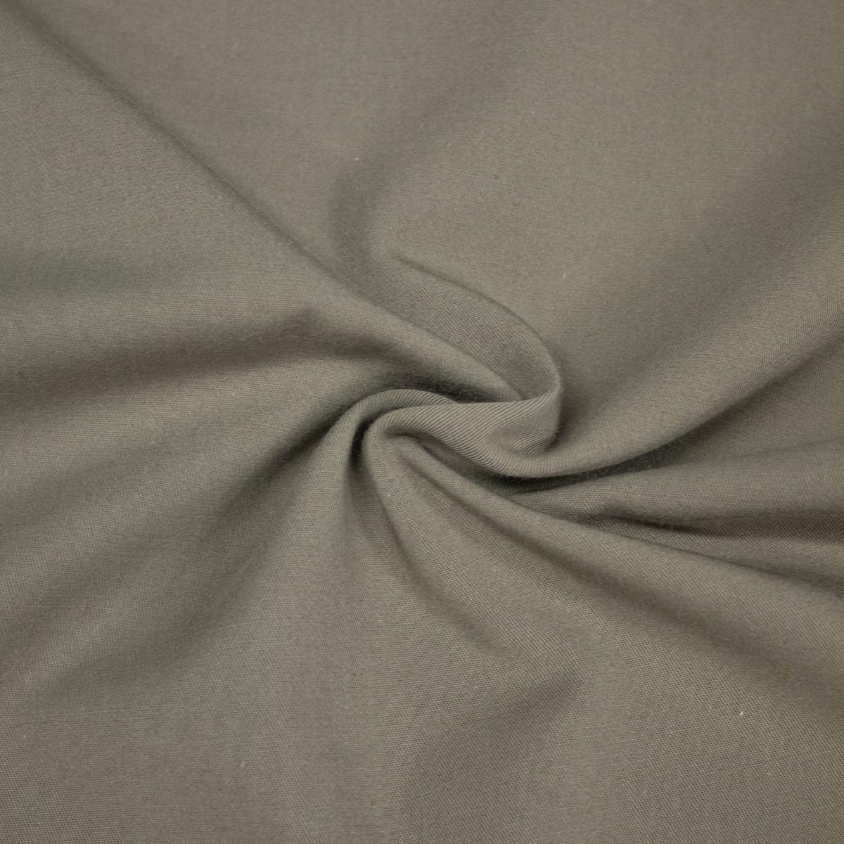 Yuri Taupe Cotton Twill Fabric