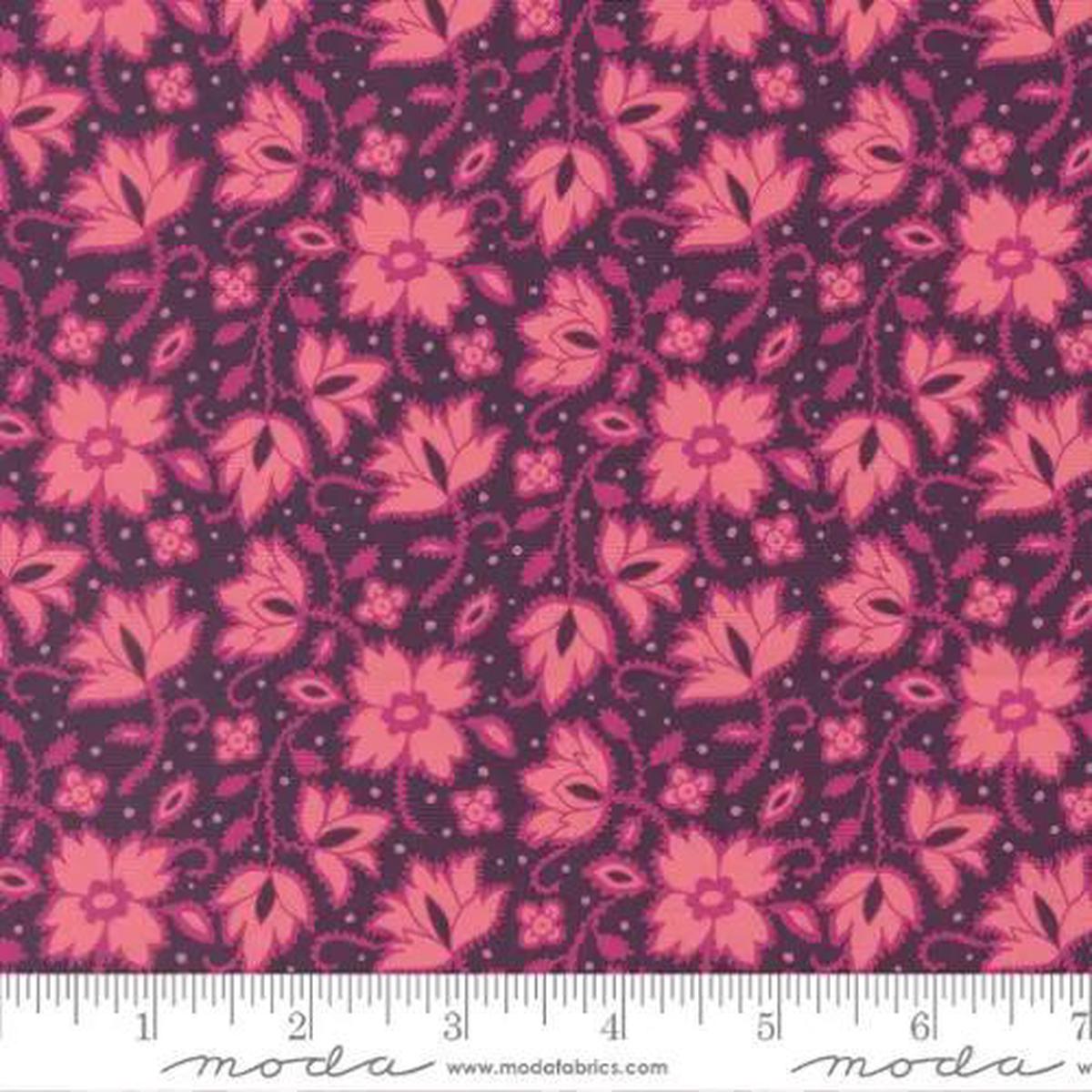 Parlor Soul Shine Plum Cotton 44"/45" Fabric Per Yard