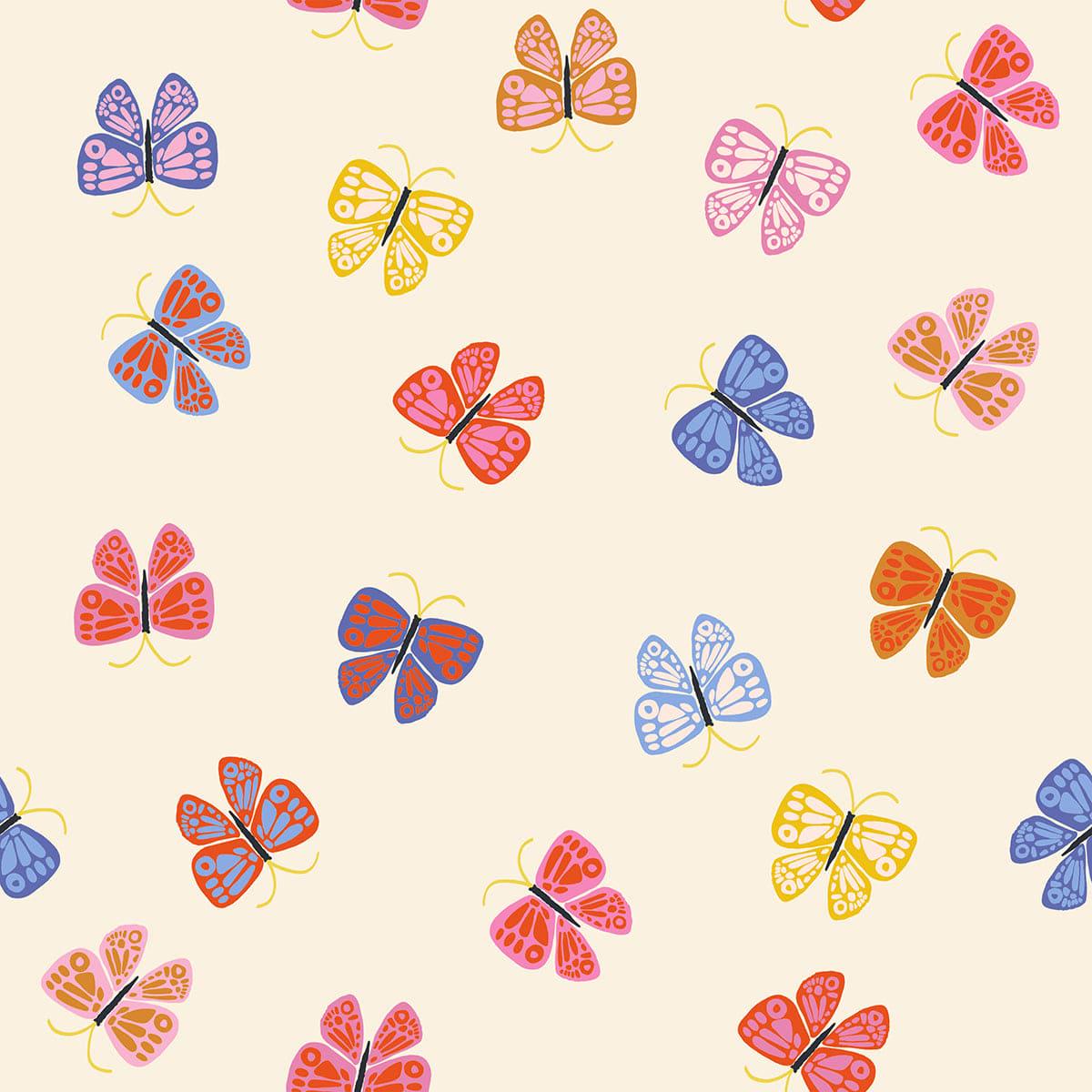 Ruby Star Society Ooh Lucky Lucky Fabric - Butterfly Natural RS4115 13