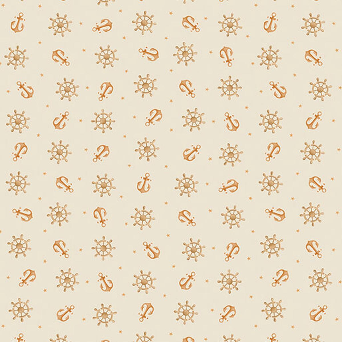 Sail Away - Anchors Away - Ecru - Yardage