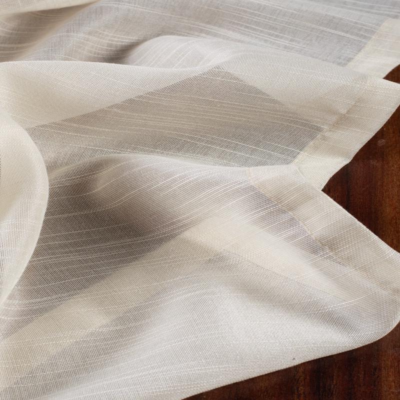 'Balboa Mist' Fabric by the Metre (Pale Beige/ Warm Ivory)