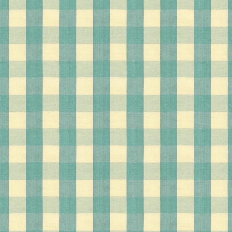 Brunschwig & Fils Carsten Check Aqua Fabric BR-89149.513.0
