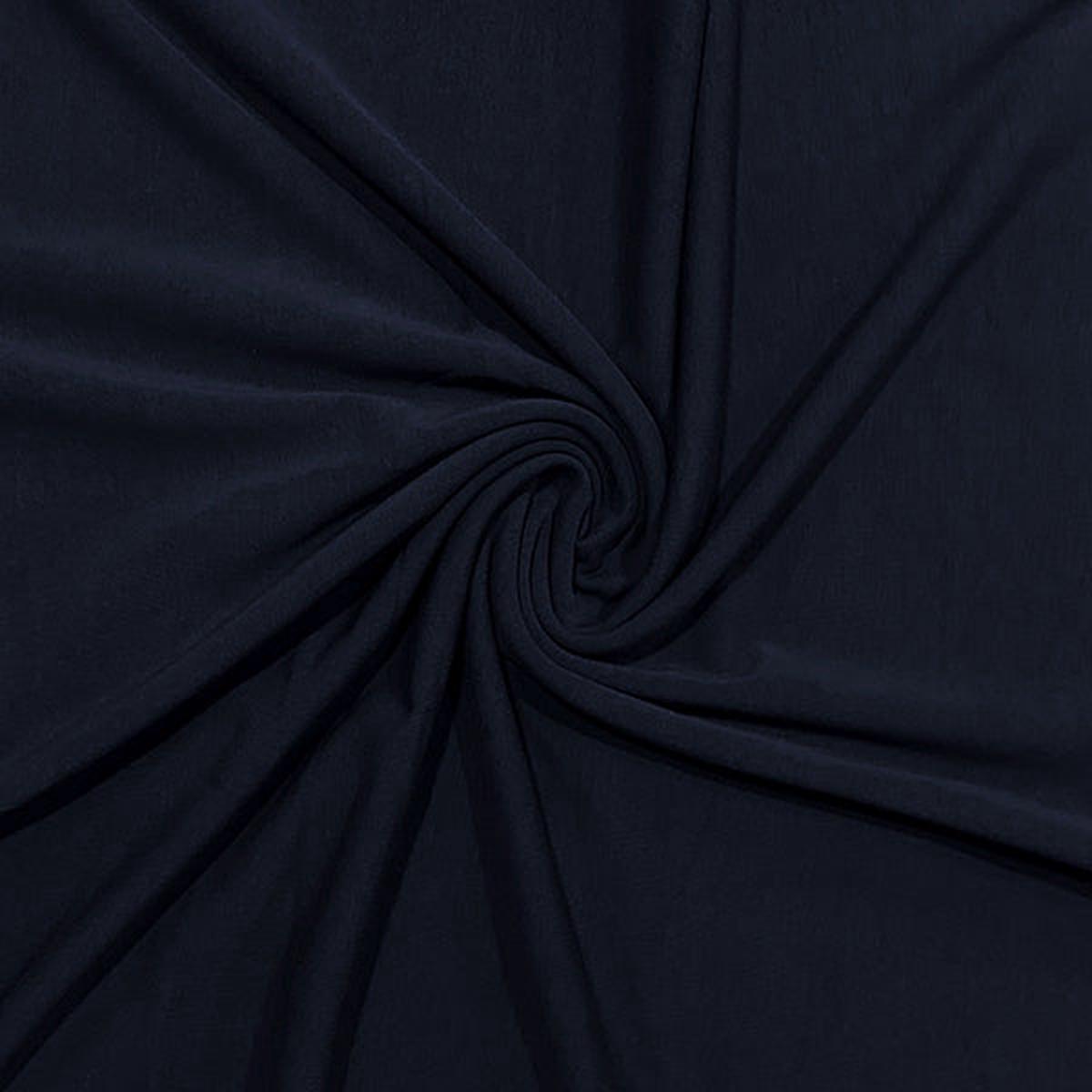 Cotton Jersey - Maria Navy Blue