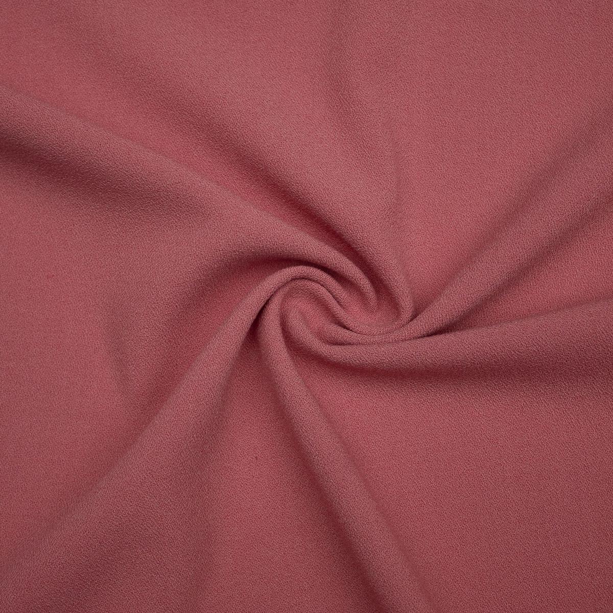Loro Living Coral Viscose Blend Crpe Fabric
