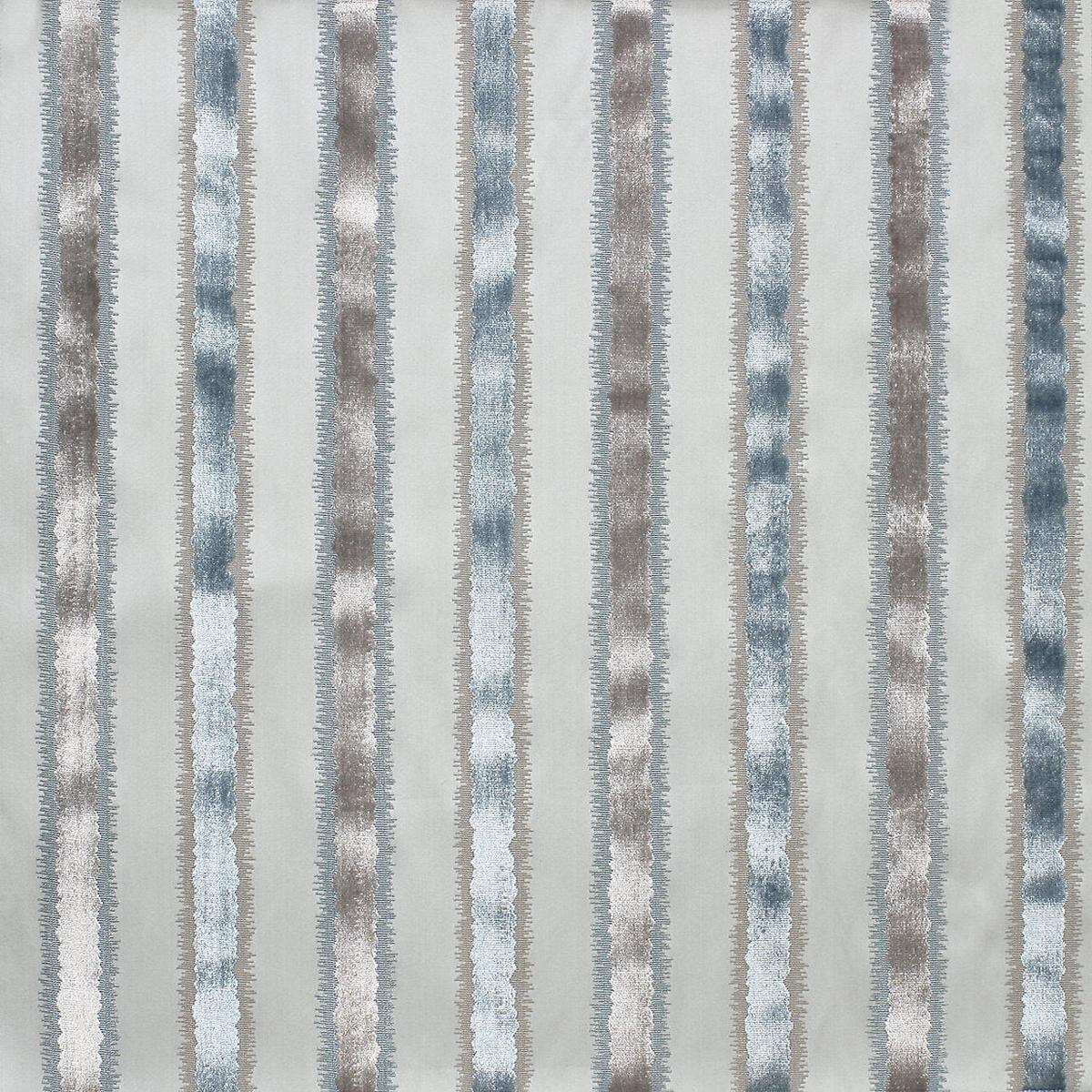 Tai Lao Stripe - Mist by Scalamandre Fabric