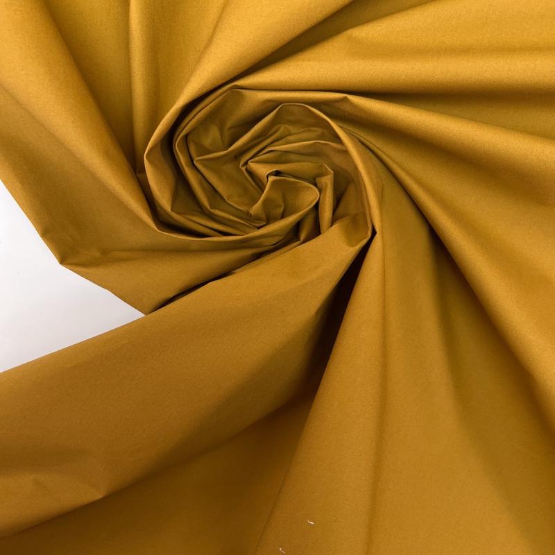 Yellow Cotton Plain Woven