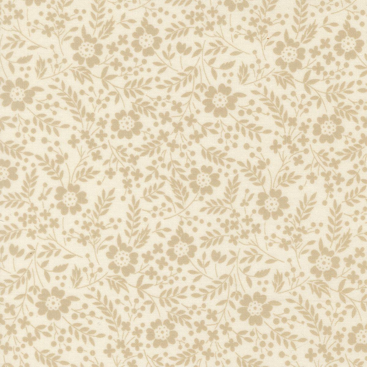 Arabesque Quilt Fabric - Meadow in Angel Moonbeam Cream - 33834 22