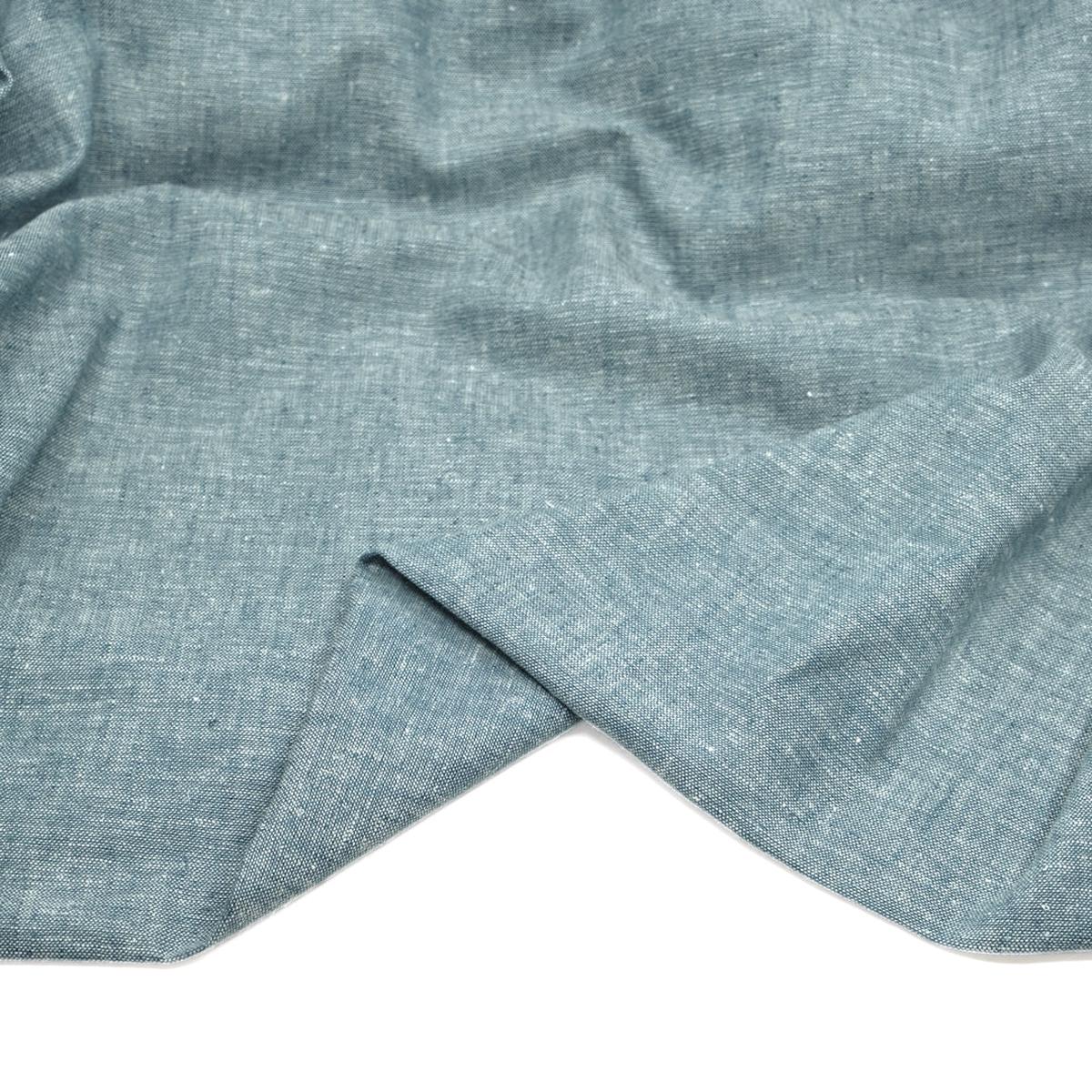 Coastal Linen Cotton Chambray - Lake