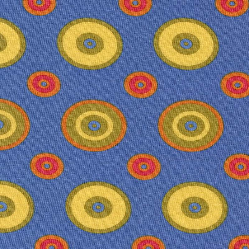 Creativity Roars Disco Queen Dots By Creativity Shell For Moda Cobalt