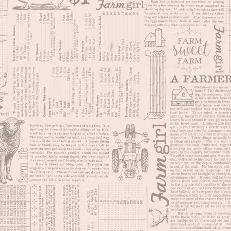 Farmer's Daughter Farm Life Background Rustic C17190-RUSTIC