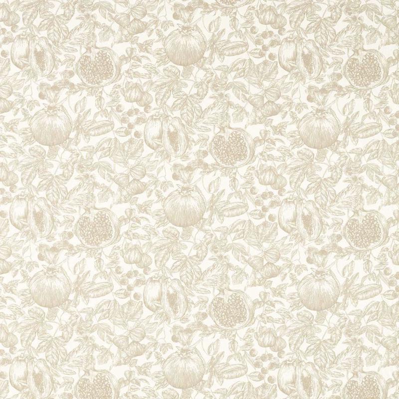 Melograno Colour 3 Shiitake and Fig Blossom Fabric by Harlequin