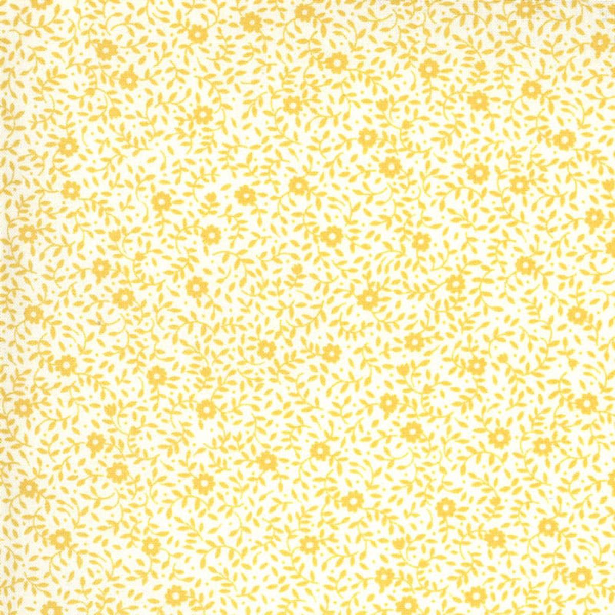 Moda 30s Playtime 2022 - 30S Playtime Blooming Vine Buttercup 33596-25
