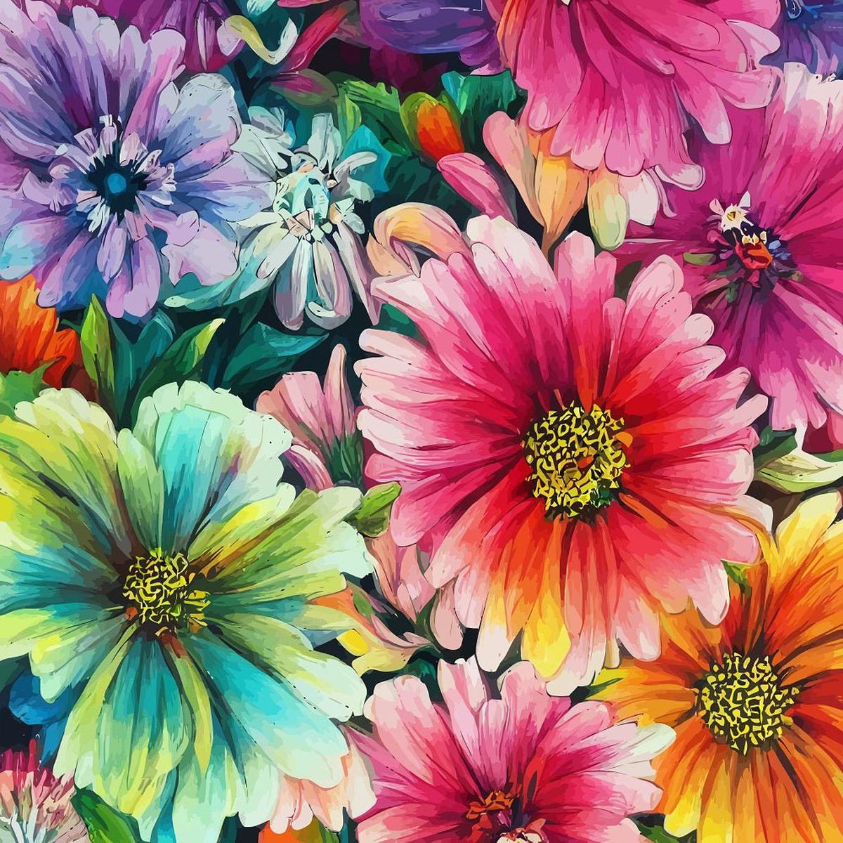 Not Your Grandma's Garden #1 Fabric Panel