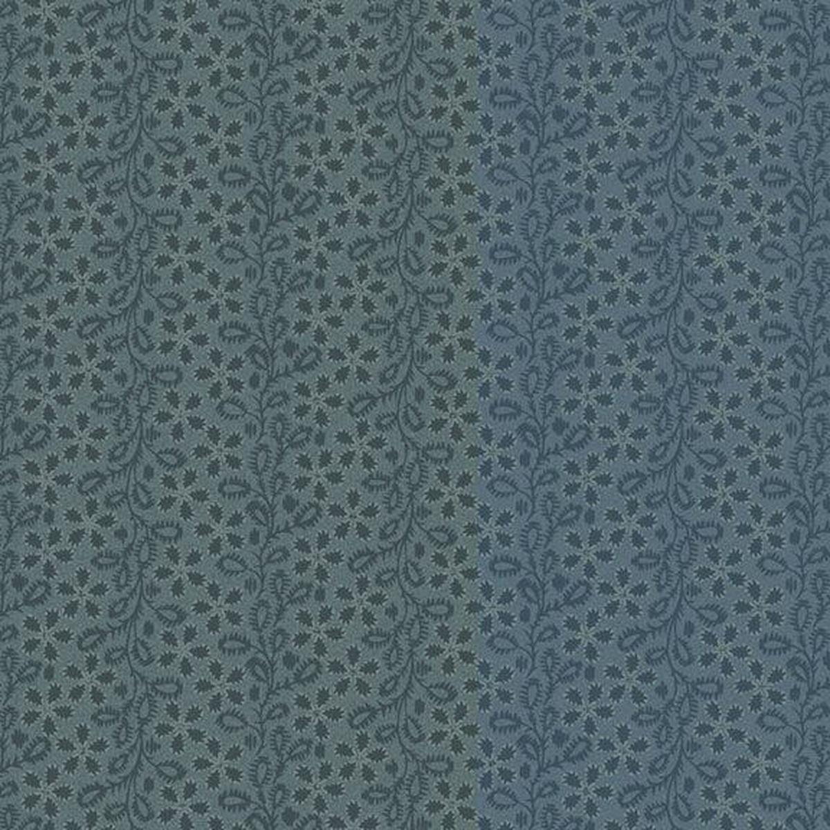 Primrose Prints - Posy Stripe - Blue 44" / 45" Fabric Per Yard