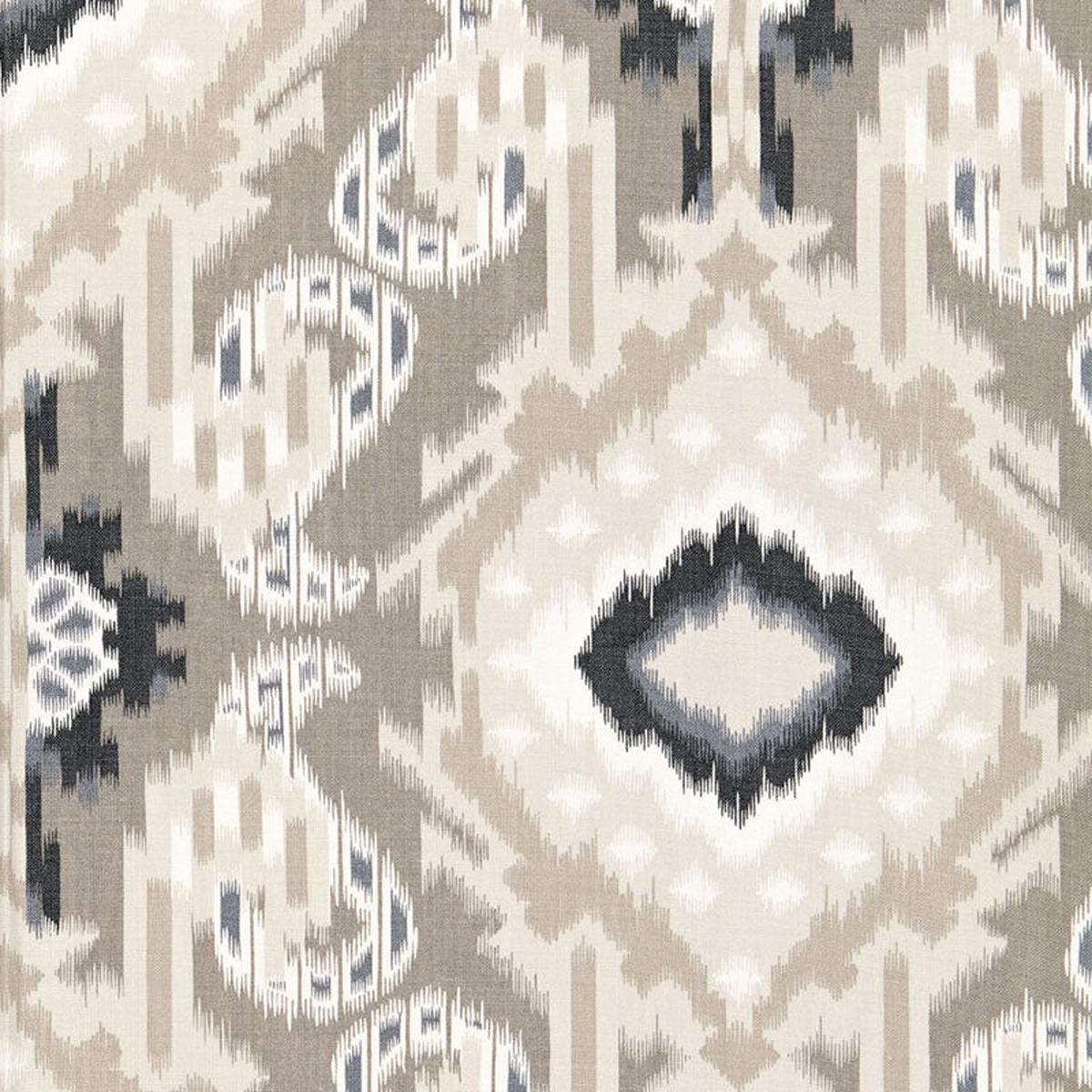 SCHUMACHER OTTOMAN CHIC KIRIBATI IKAT PRINT PRINTS PRINTS LINEN - 174981