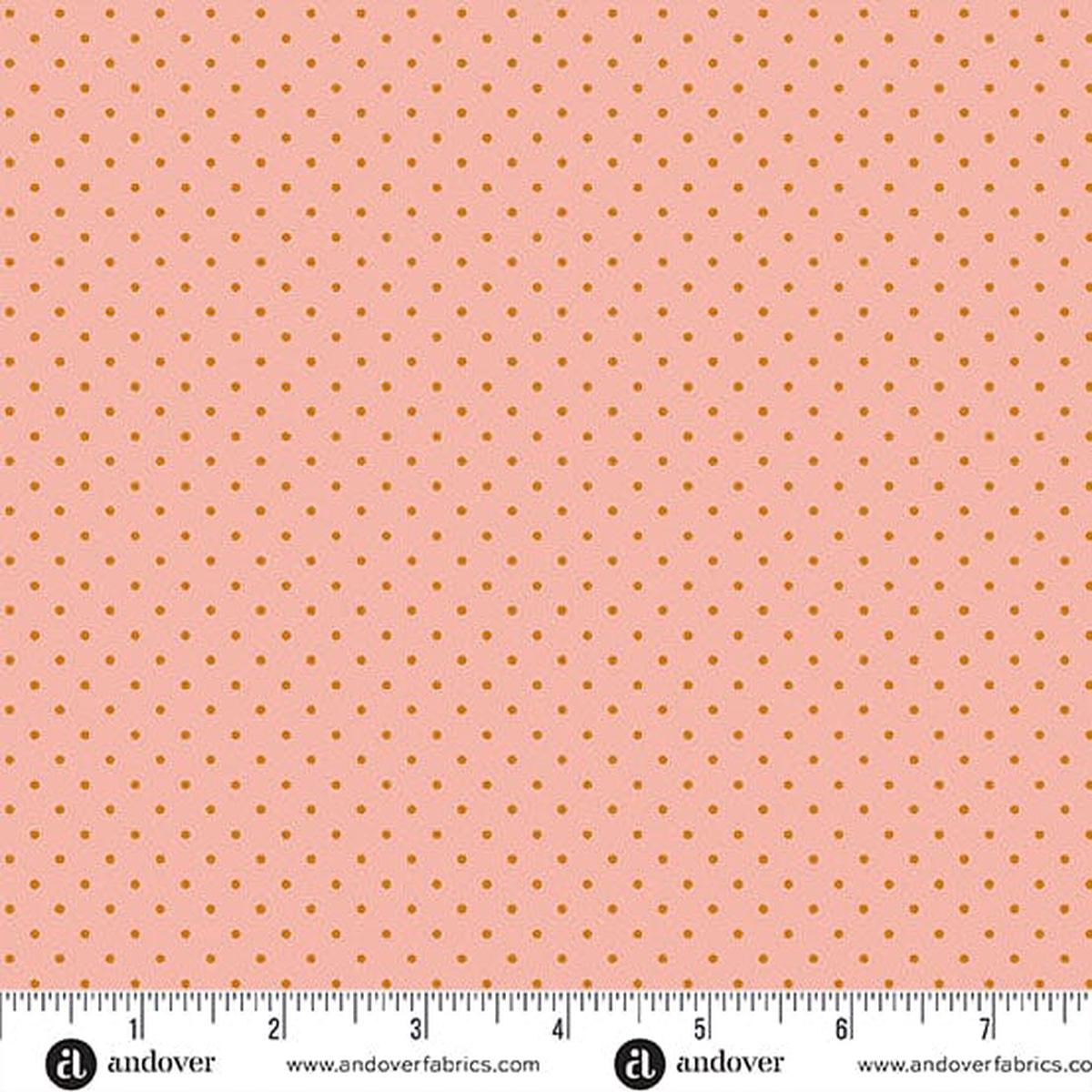 Andover Fabric Poppy Seeds - Spot Posy 1526LE