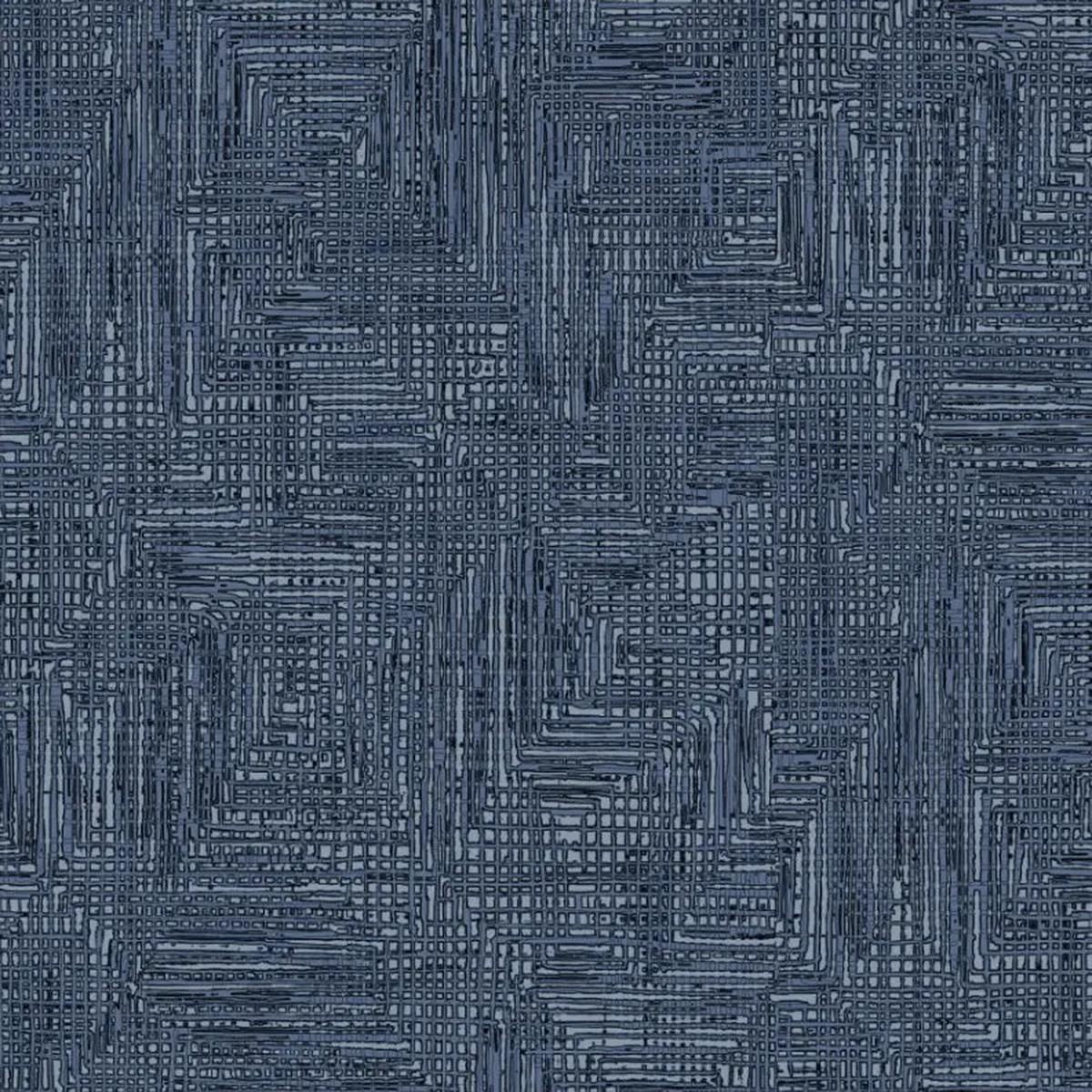 Blue Grass Roots Navy Cotton Wideback Fabric per yard