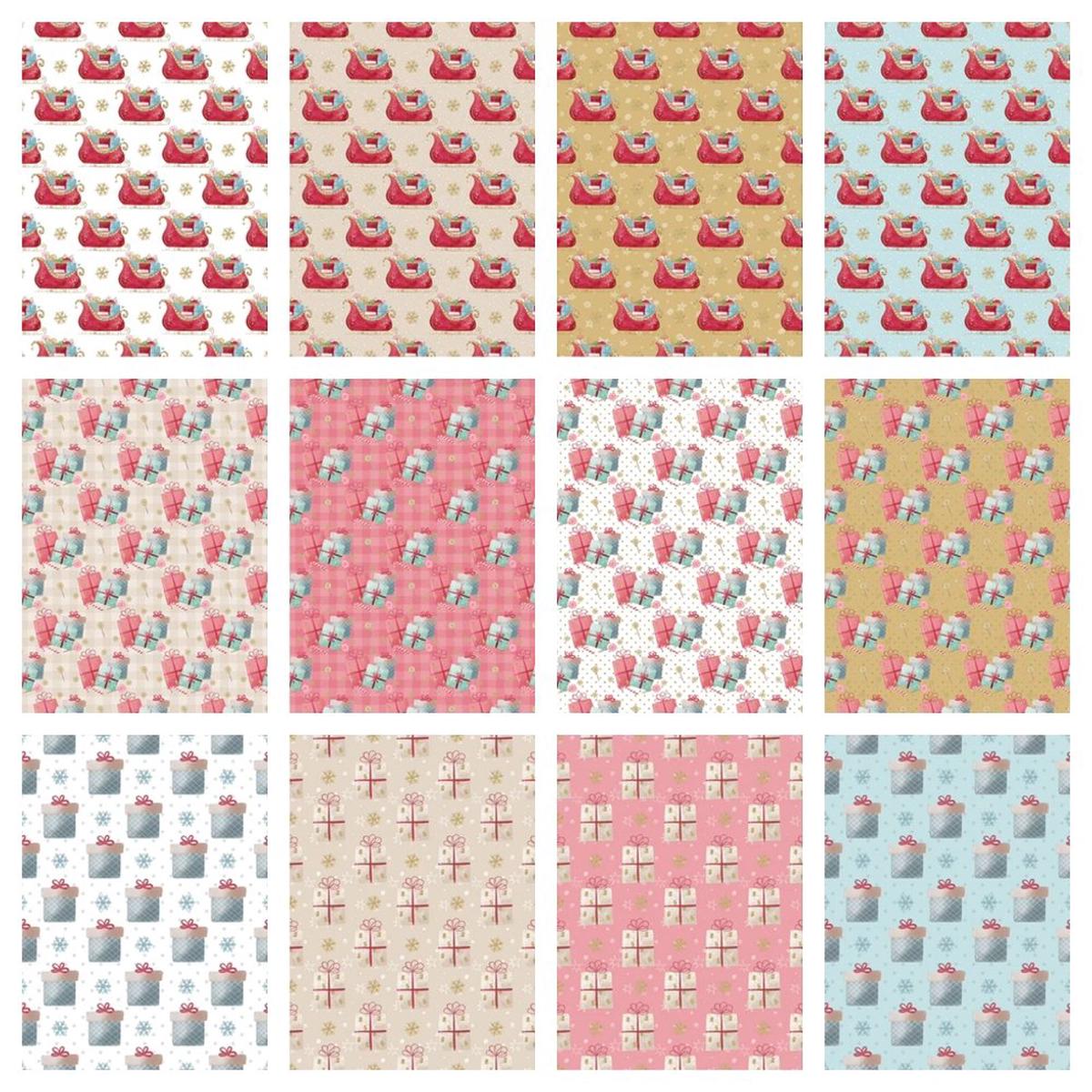 Christmas Gifts Charm Pack - 12 Pieces