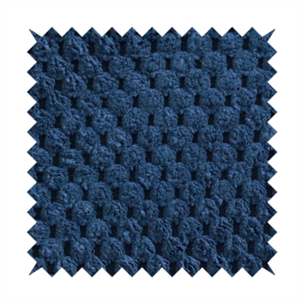 Ohio Dotted Soft Textured In Navy Blue Corduroy Upholstery Fabric CTR-2980