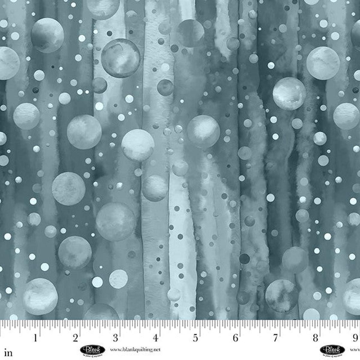 Slate Bubble Pops 108" Cotton Wideback Fabric Per Yard
