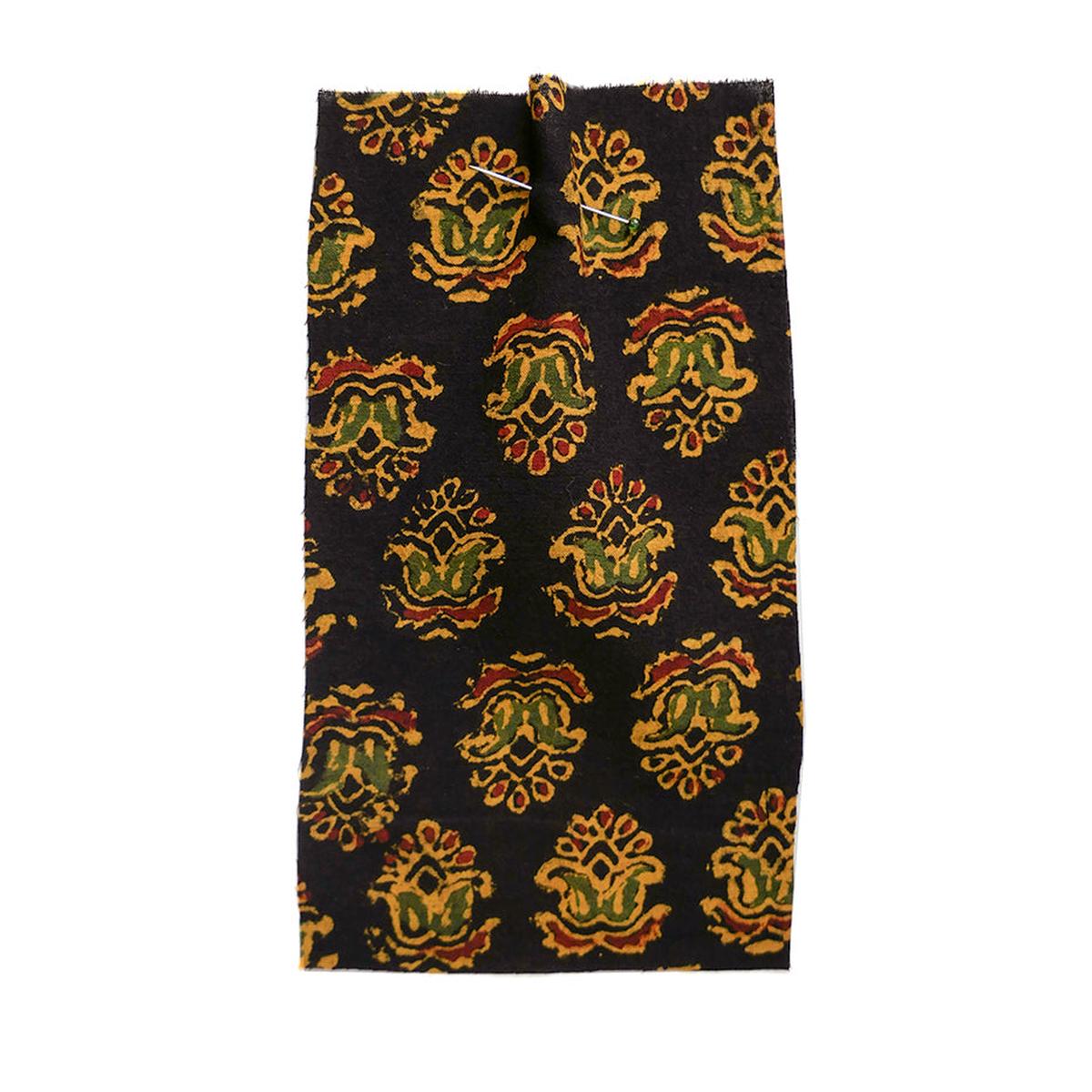 Block Print Crown Black