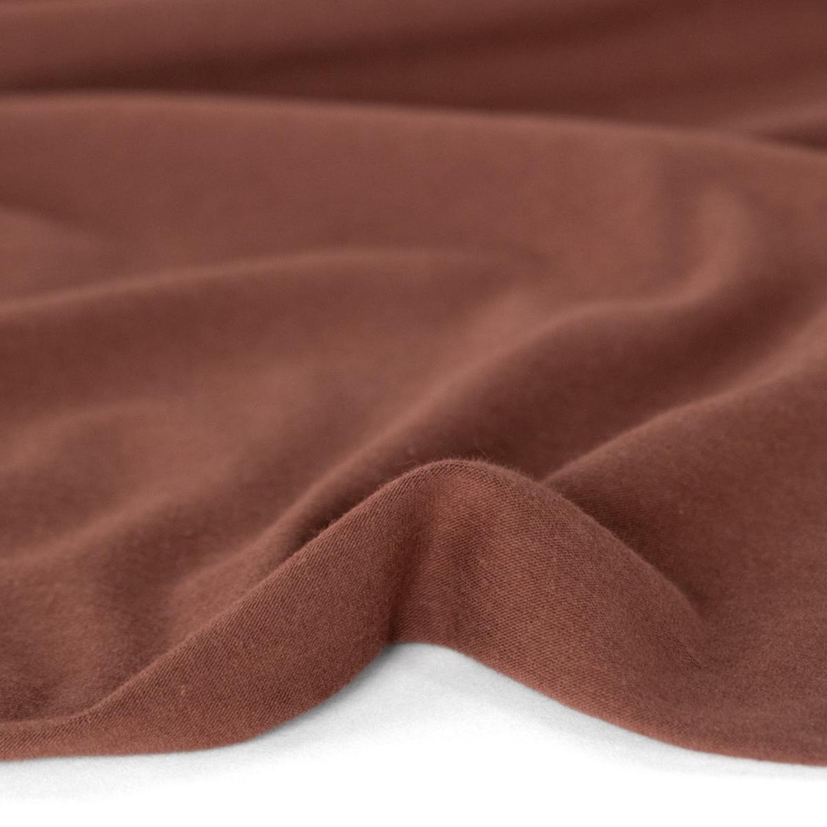 Cotton Modal Jersey Knit - Baked Clay