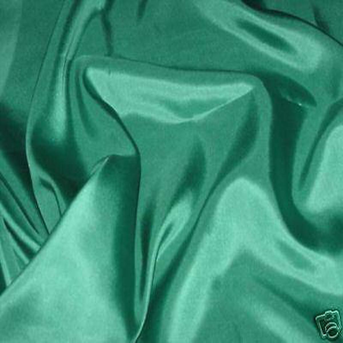 Emerald Green - 8mm Silk Habotai - By the Yard (45 Inches wide)
