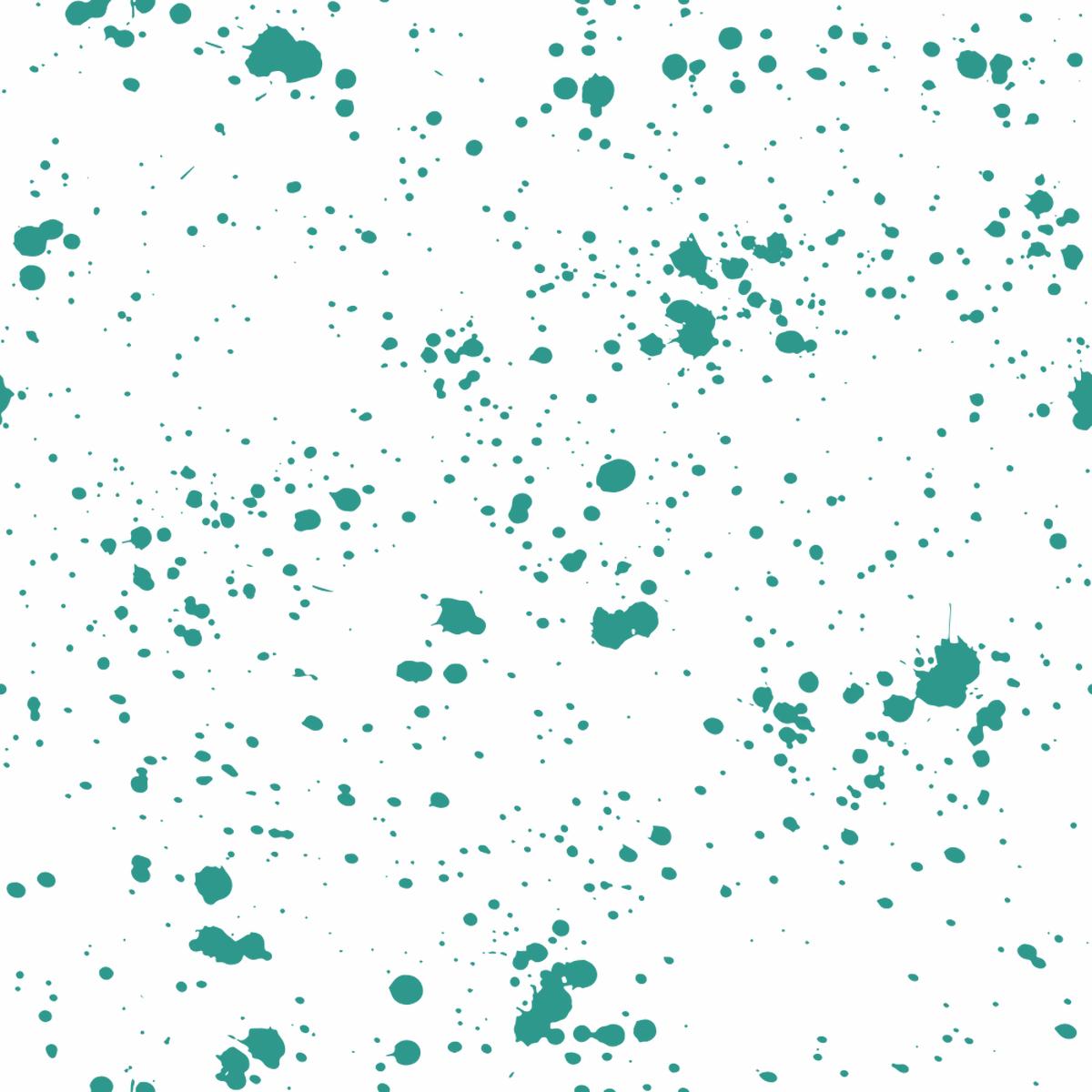 Paint Splatter Fabric - Atoll
