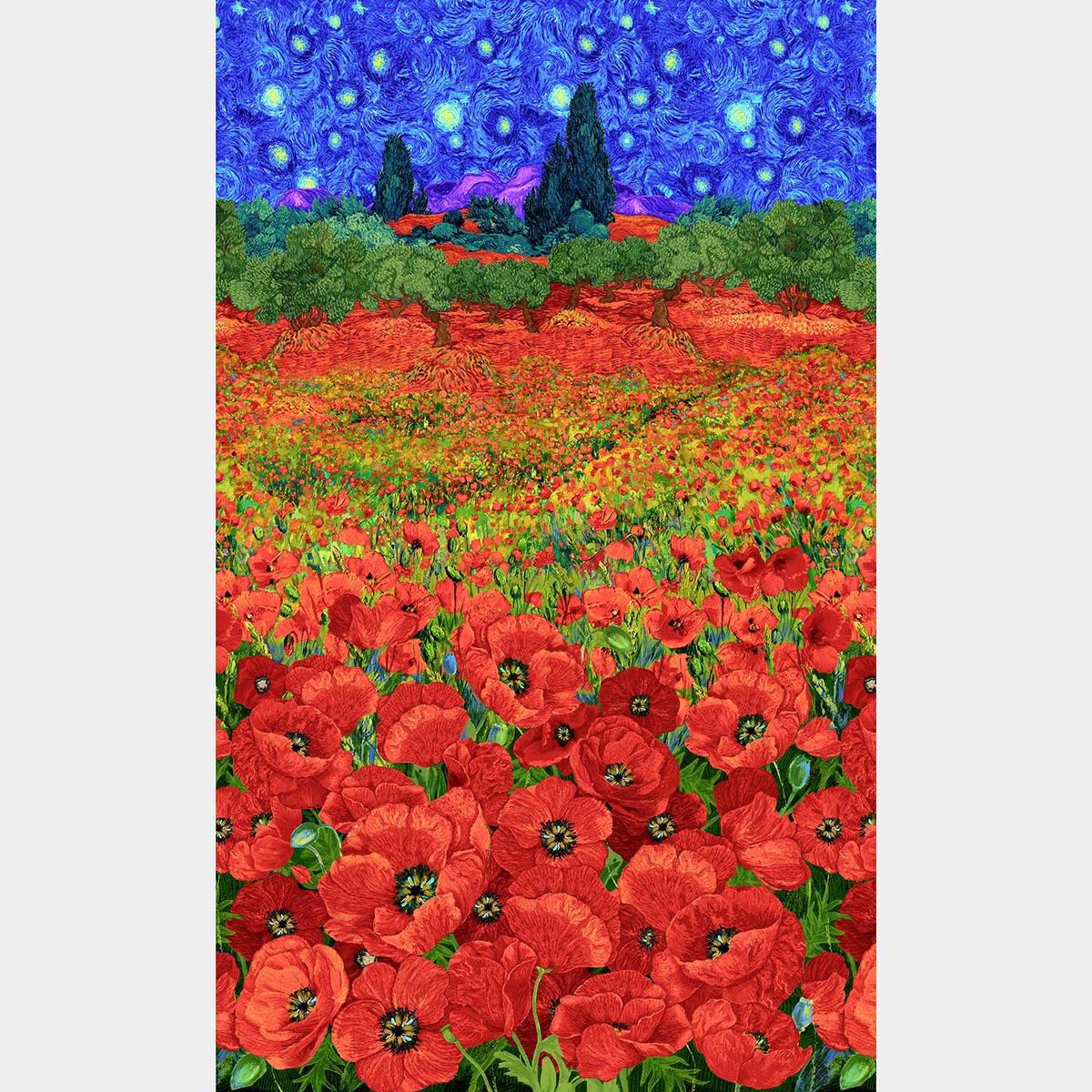 Poppy Dreams - Poppies Field Multi Panel