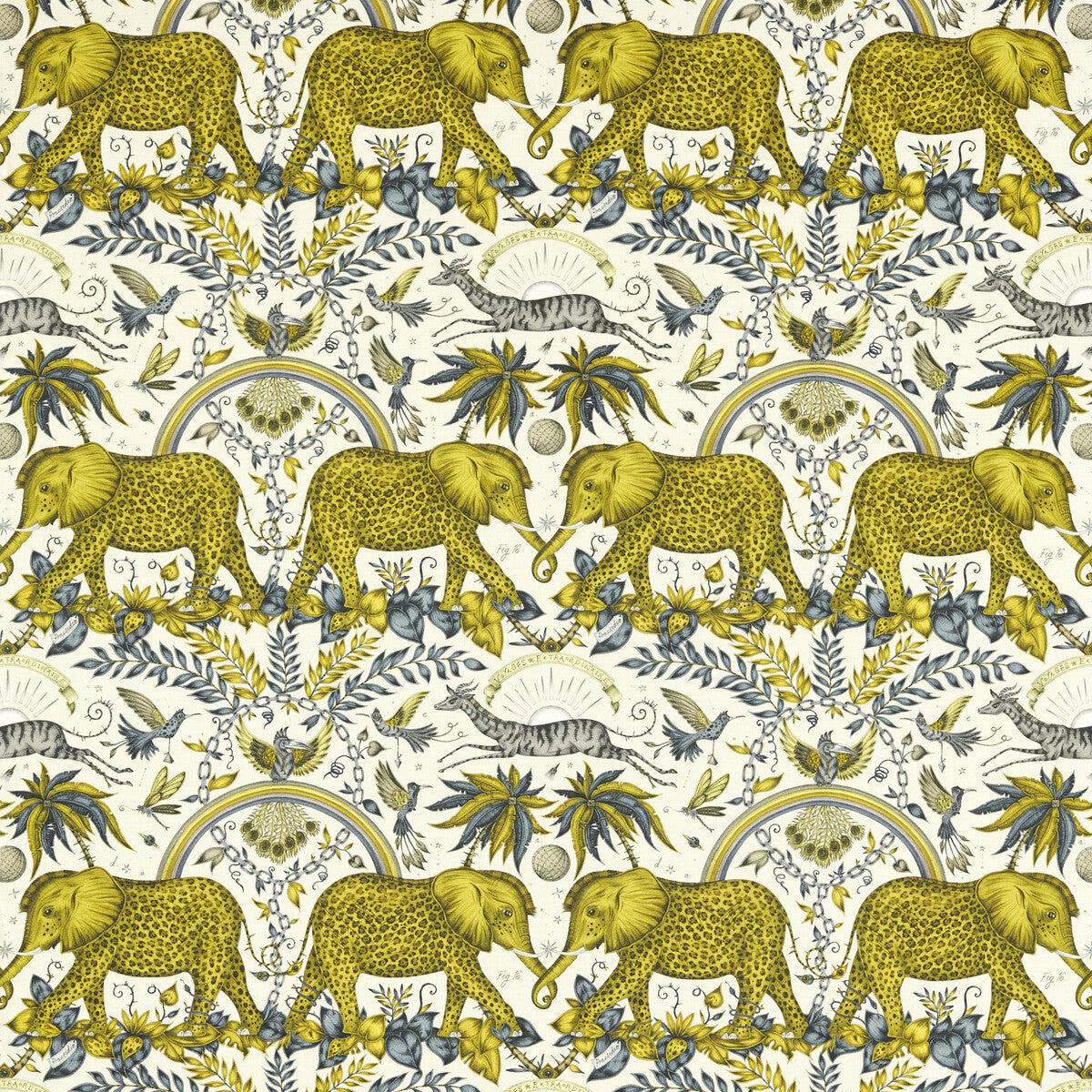 CLARKE AND CLARKE - ZAMBEZI LINEN- GOLD - Fabric by the Yard - GOLD