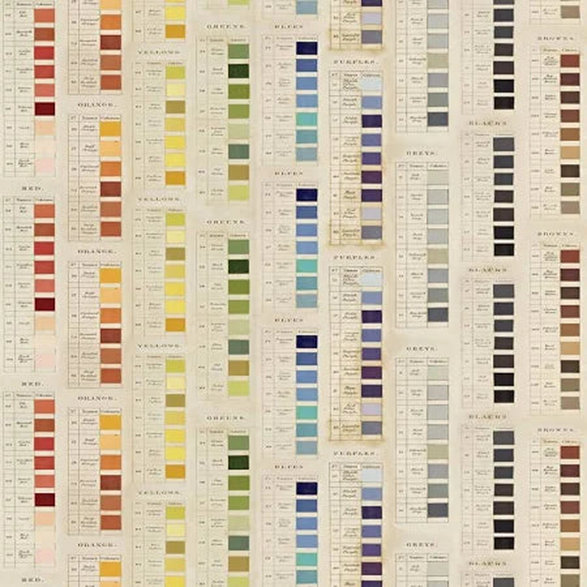 Fabric MULTI PALETTES, from Palette MULTI Collection by Tim Holtz PWTH328.MULTI