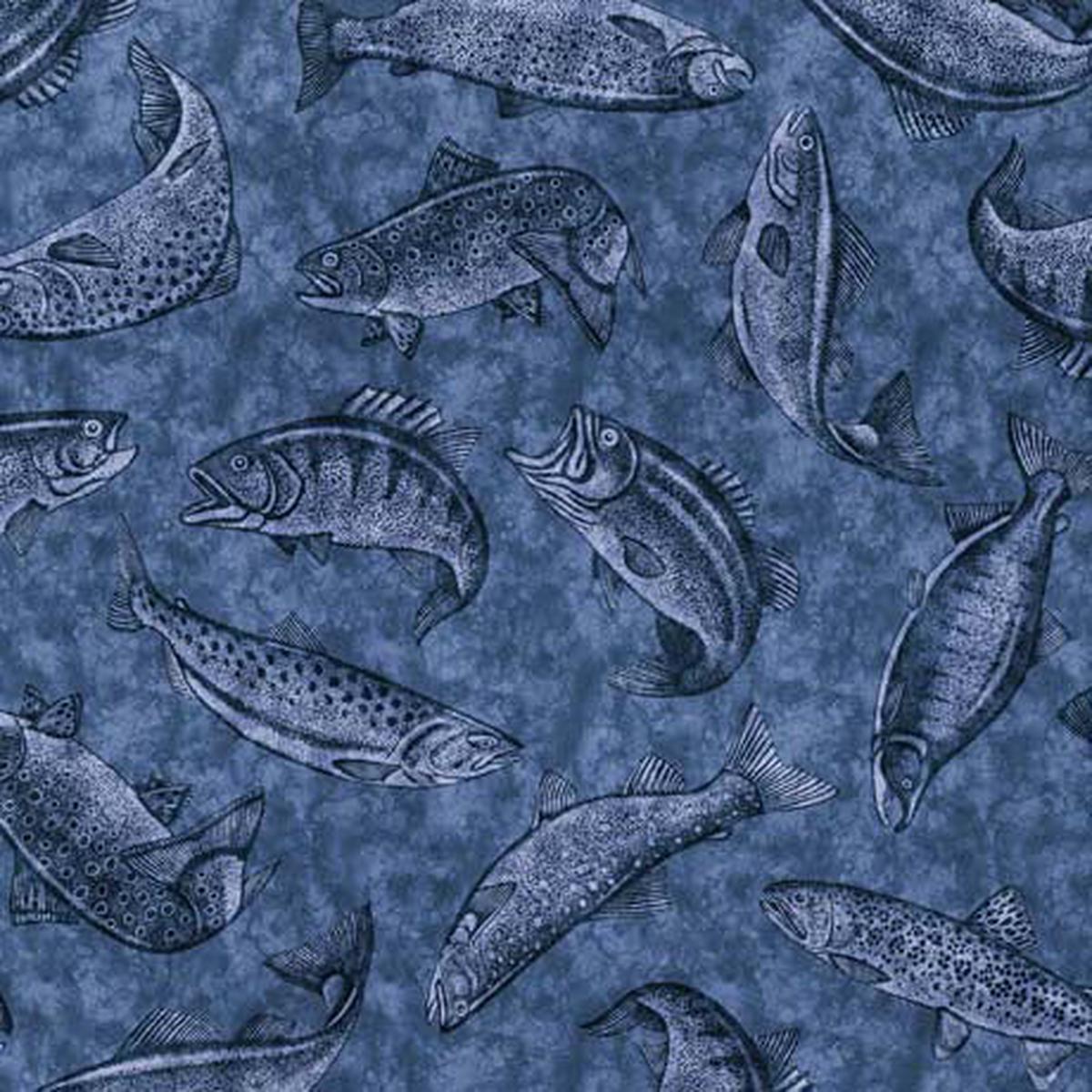 Fish Tails-Fish Blender-Blue