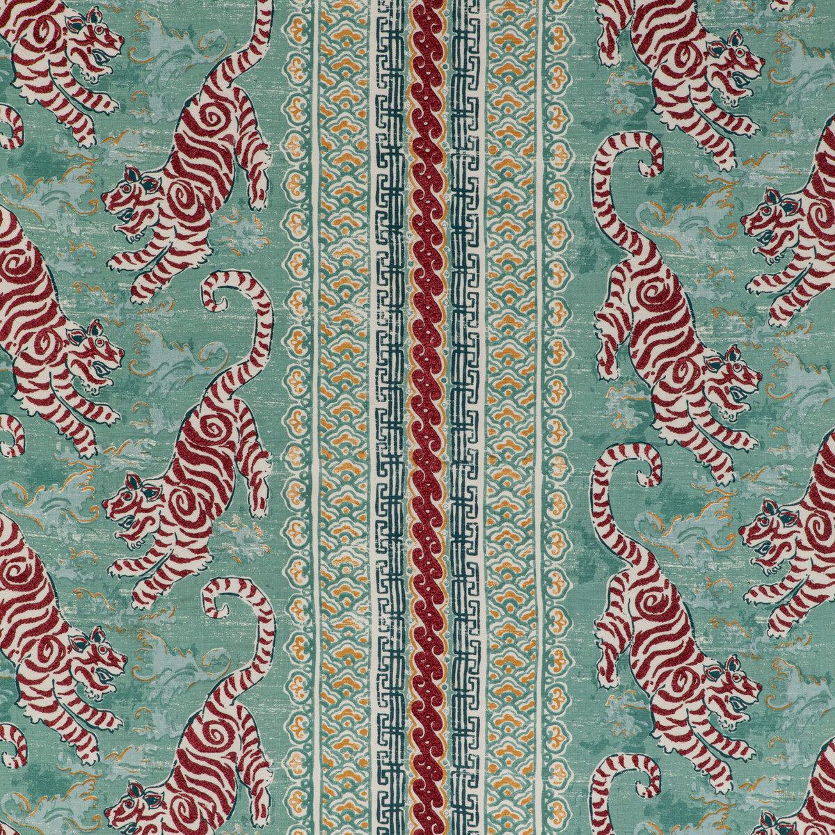 Bongol Print Aqua Fabric