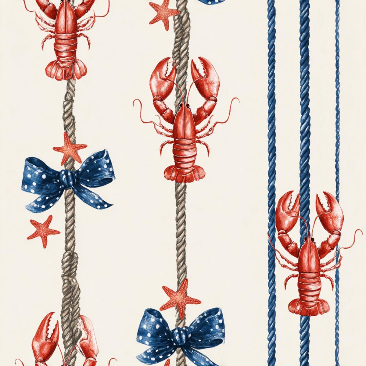 Coastal Coquette Pattern 10 Quilting Cotton Fabric