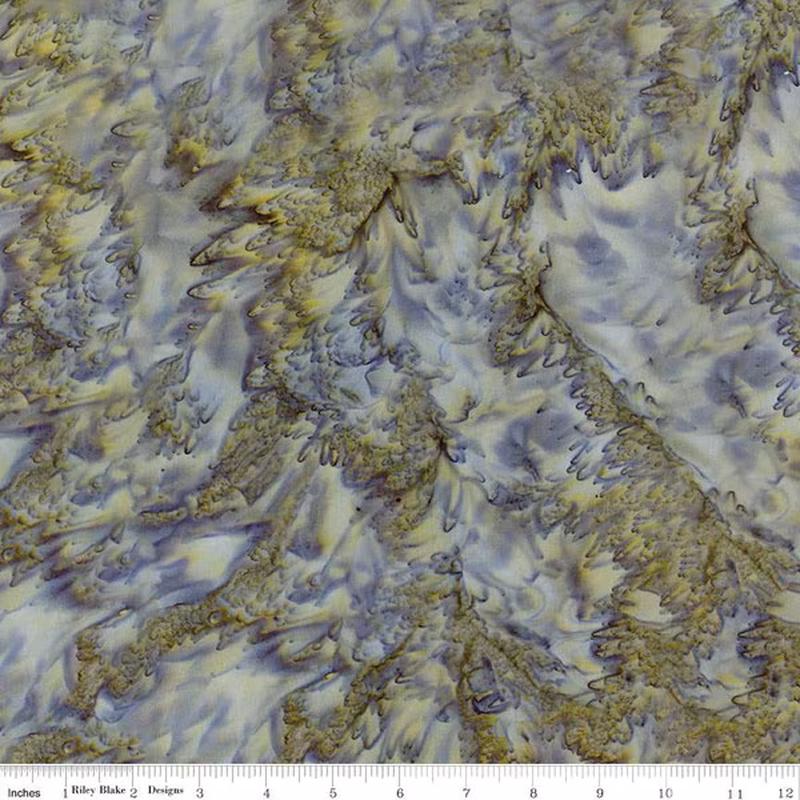 Fabric Riley Blake Gunsmoke Hand Dyed Batiks by the Quarter Yard BT21000-156