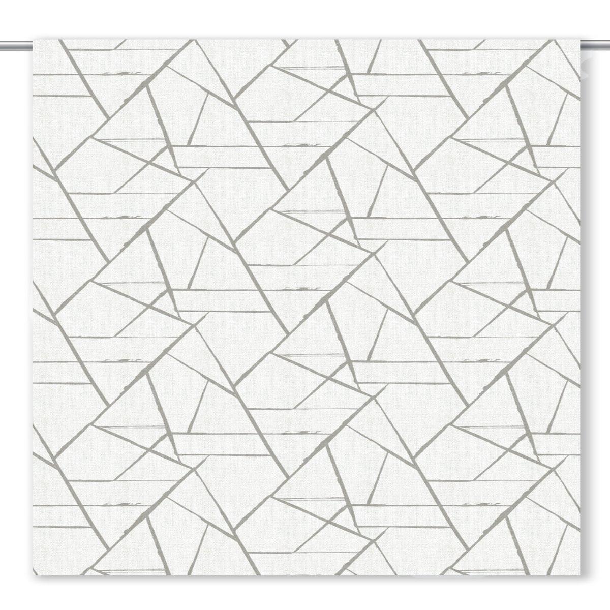 'Hardwick' Fabric by the Yard (Dove Gray/ White)