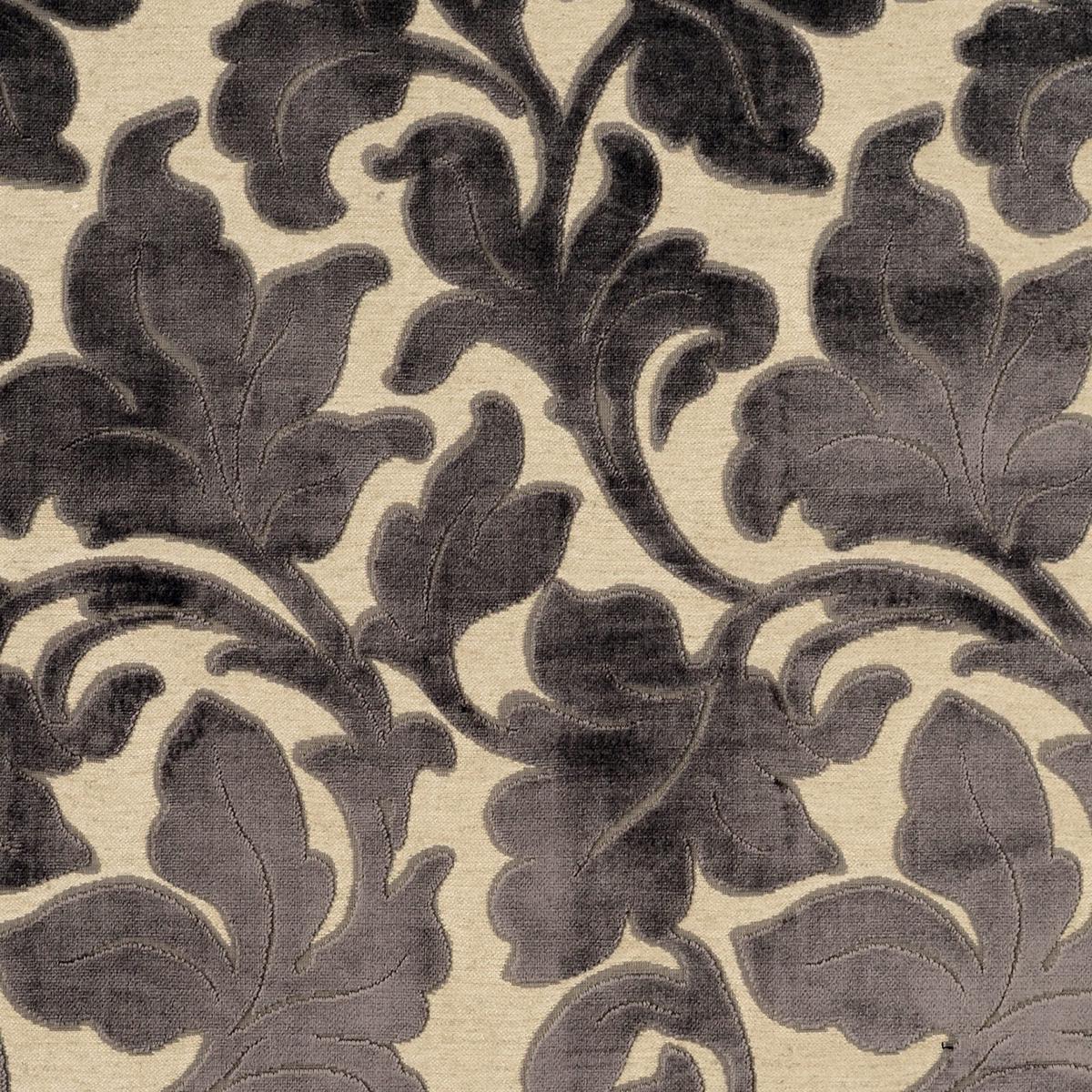 JF Fabrics JF Studio RIVETING 97 Fabric Traditional,Transitional,Contemporary,Floral Creme,Beige,Grey,Silver Jacquard,Texture,Velvet - 5501097 SJ101