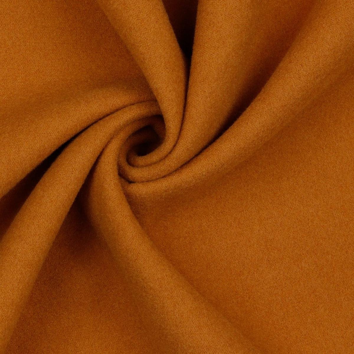 Soft woolen fabric - rust 040 (price for 10cm)