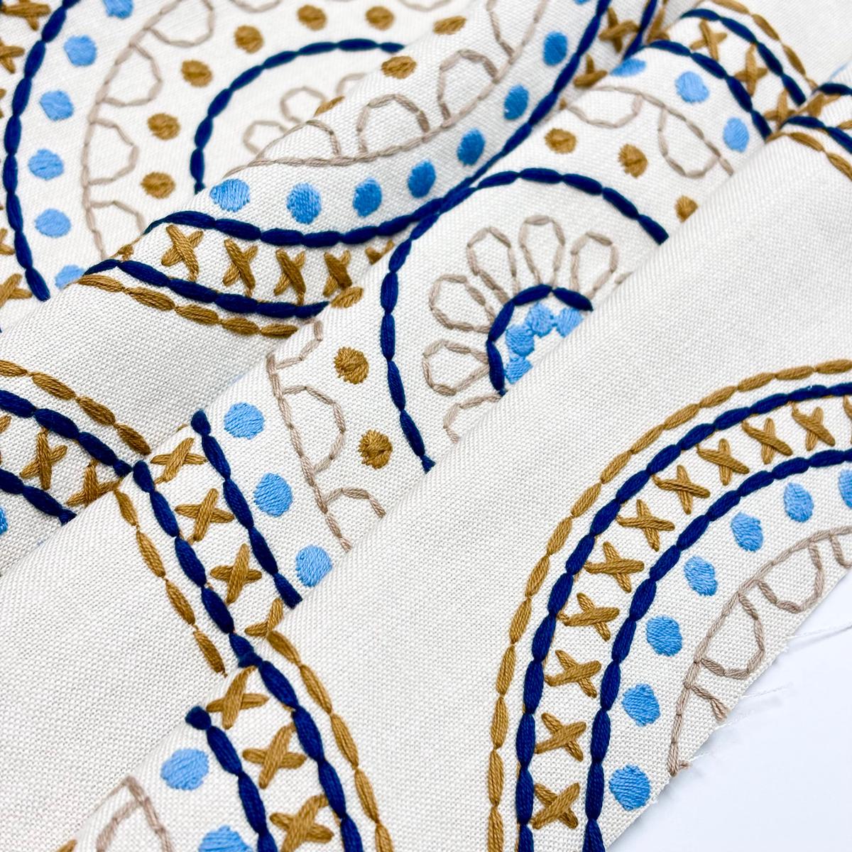 Tela Estampada Bordada 60" - 1 yarda