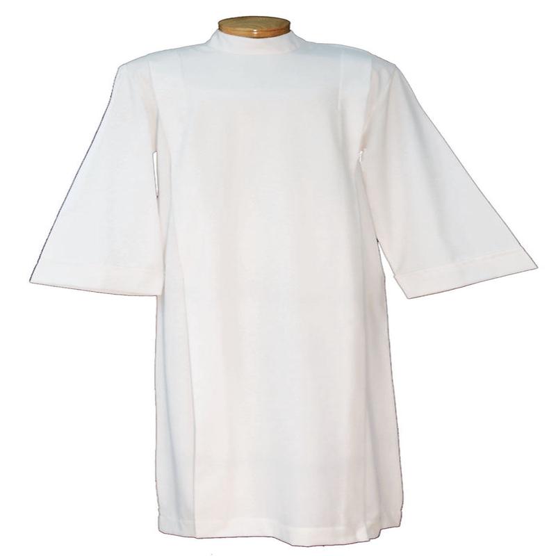 Tropical Weight Pleated Alb with Zipper Shoulder no. 4337