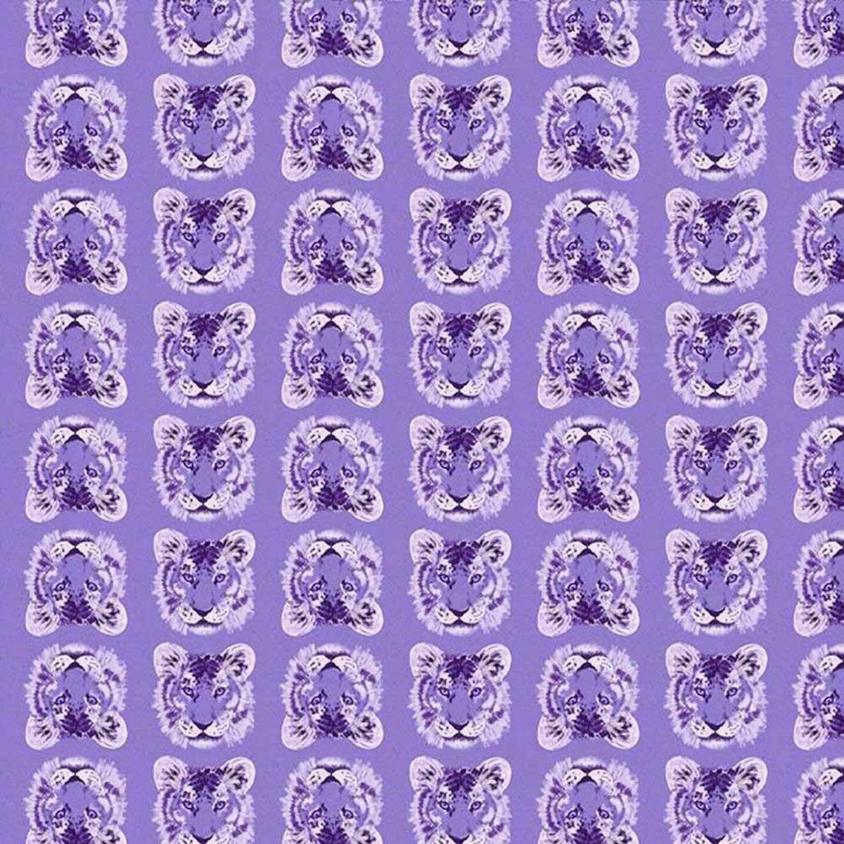 Dear Stella - Mix Tape by Pammie Jane - El Tigre - Violet - Yardage