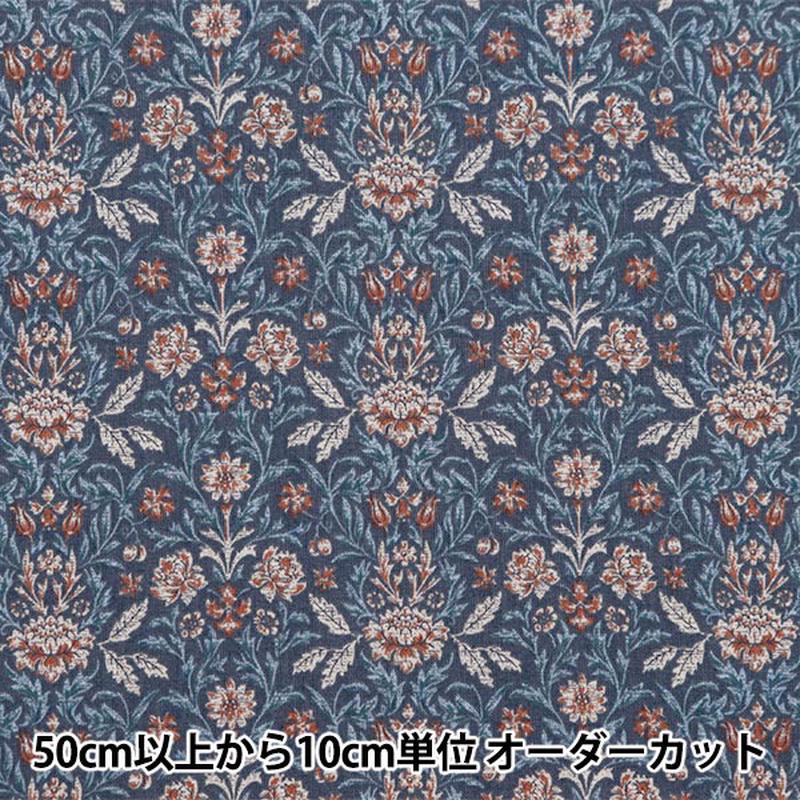 [From quantity 5] Fabric Scare Print Victorian Garden Blue SP3500-4D]