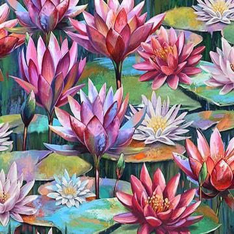 Lotus - Large Lotus Dark Blue