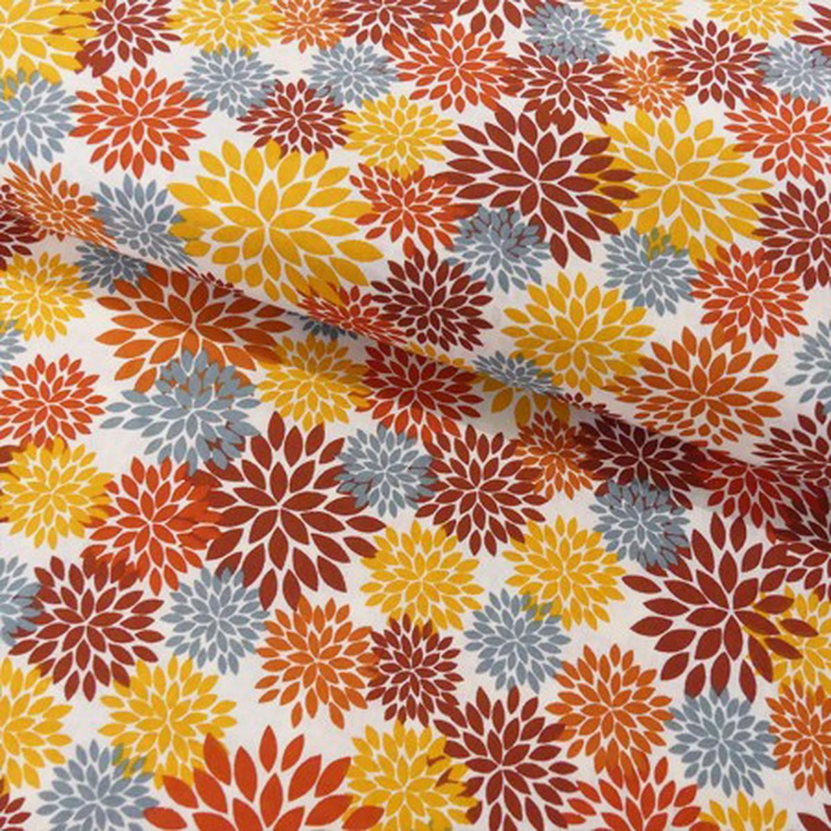 Cretonne 100% cotton - Garden party price per 10cm)
